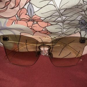 Rimless clear glasses